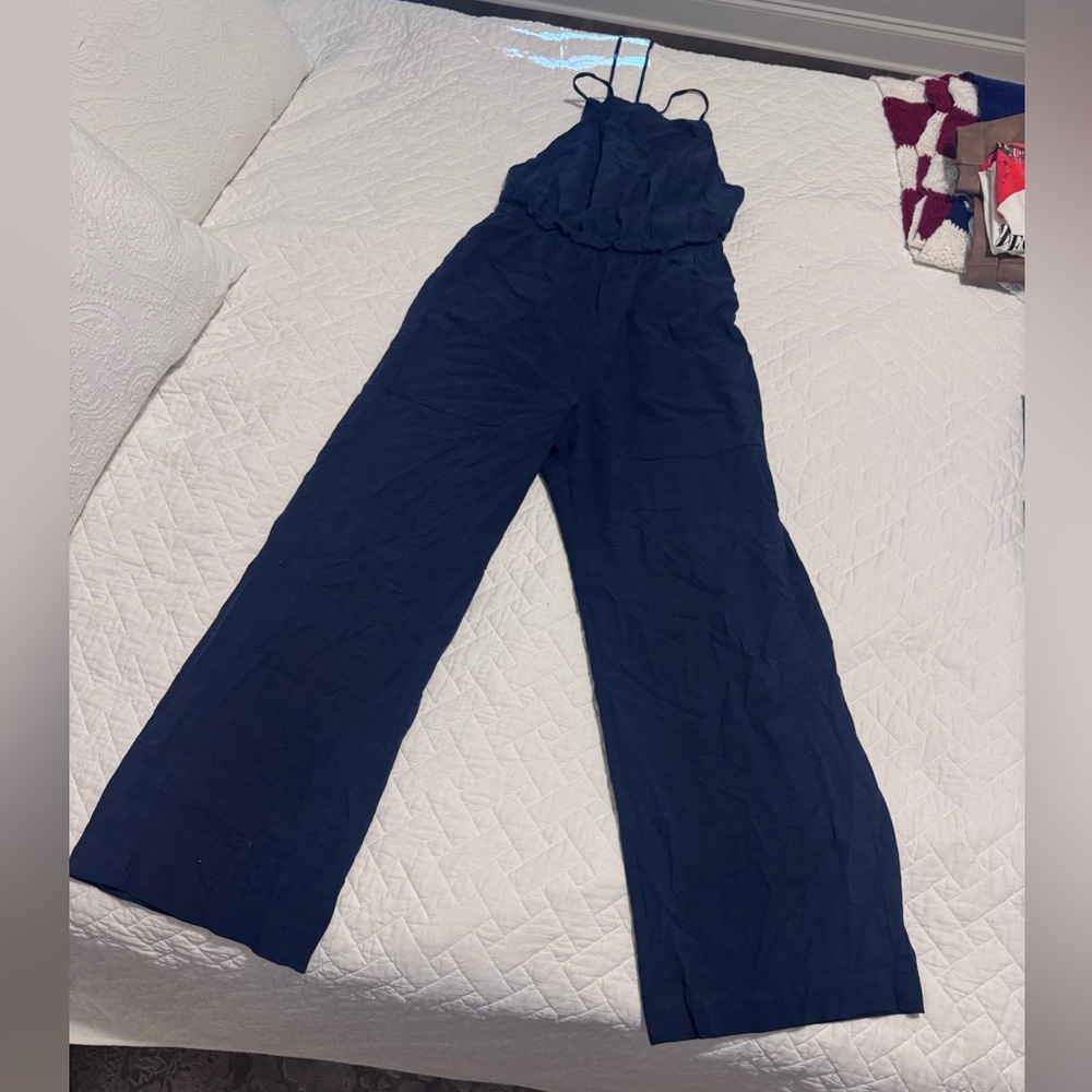 Ces Femme Navy Blue Jumpsuit